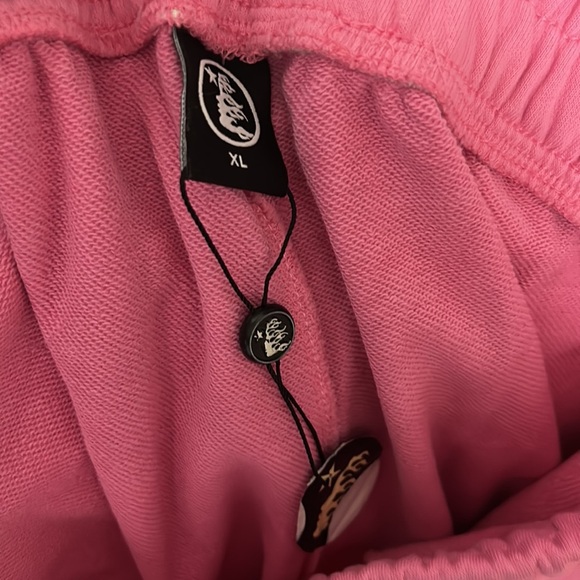 HELLSTAR Pink Flame Sweatpants Replica - Picture 4 of 5